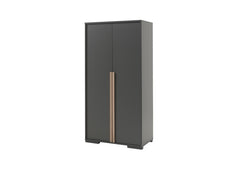 London Anthracite Two Door Wardrobe - 1