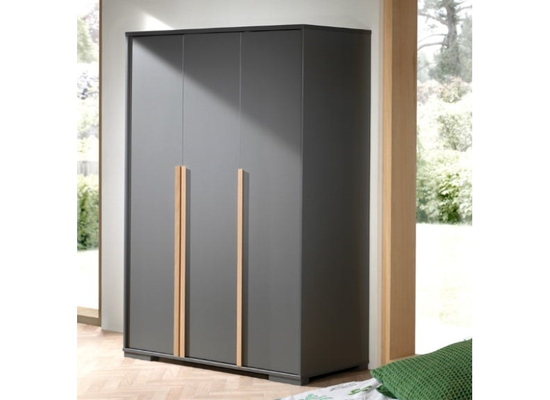 London Anthracite Grey Triple Wardobe