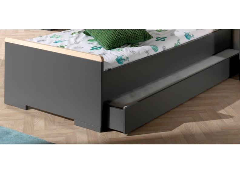 London Anthracite Bed W/Under Bed