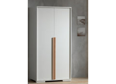 London White Two Door Wardrobe