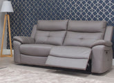 Lugano Storm Grey Powered 3PP Sofa
