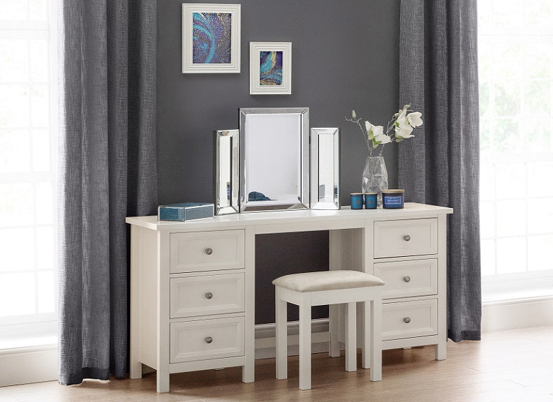 Maine Surf White Vanity Set - complete