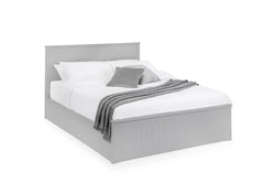 Maine Dove Grey Ottoman Storage Bed - closed