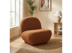 Maisie Rust Accent Chair - room