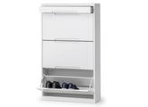 Manhattan White Gloss Shoe Cabinet