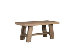 Massimo Oak Narrow Coffee Table – Cashew Brown Finish | Modern Solid Oak Occasional Table (Pre-Order Only)
