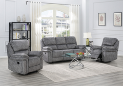 Greta Manual Recliner Suite – supplier image 1