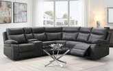 Kingsley Manual Recliner Corner Sofa – supplier image 1