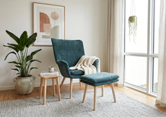 Lennox Occasional Chair with Footstool – supplier image 3