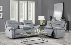 Nicole Manual Recliner Suite – supplier image 1