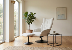 Osbourne Swivel Reclining Chair with Footstool – supplier image 4