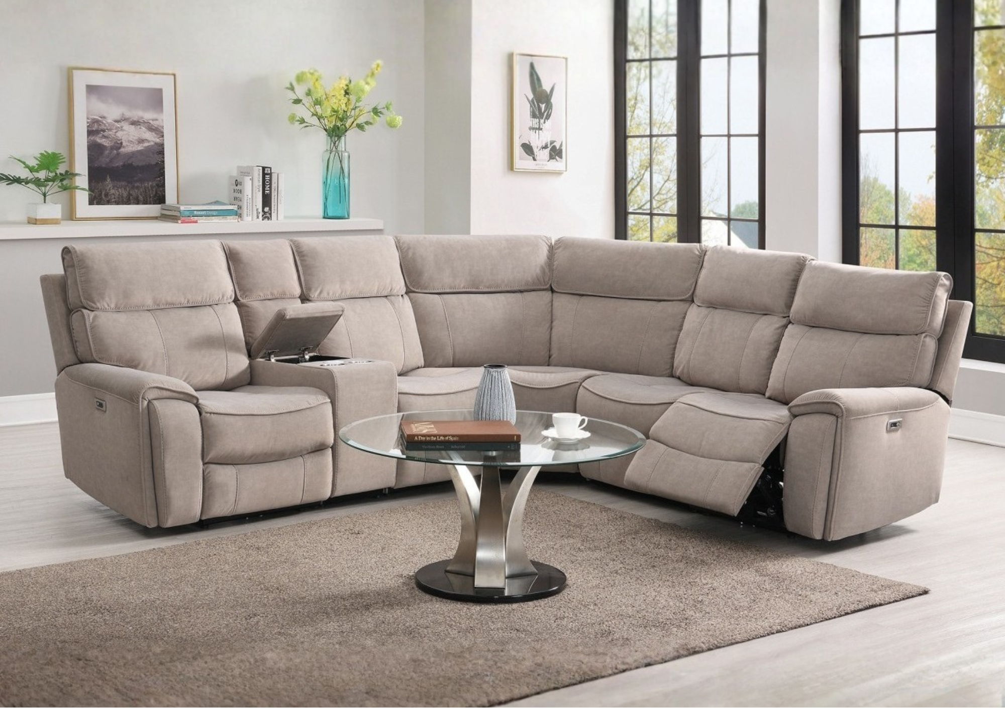 Sheldon Power Recliner Corner Sofa – supplier image 1