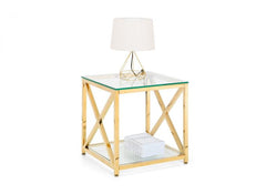 Miami Gold Lamp Table - 1