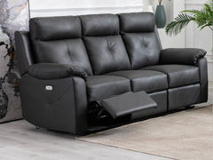 Milan 3PP Anthracite Sofa