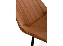 Two Miro Faux Leather Dining Chairs