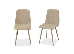 Modena Fabric Dining Chair – Natural Fabric Dining Chair