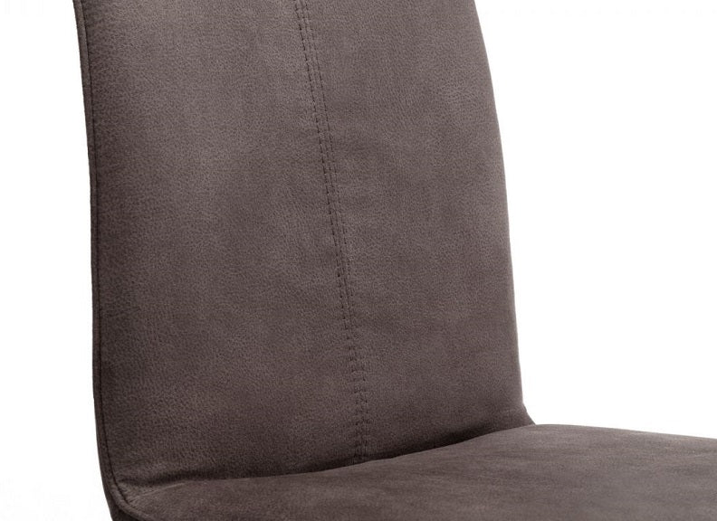 Monroe Dining Chair - charcoal micro suede