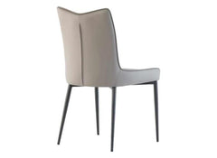 Nardo Light Grey Dining Chair - rear