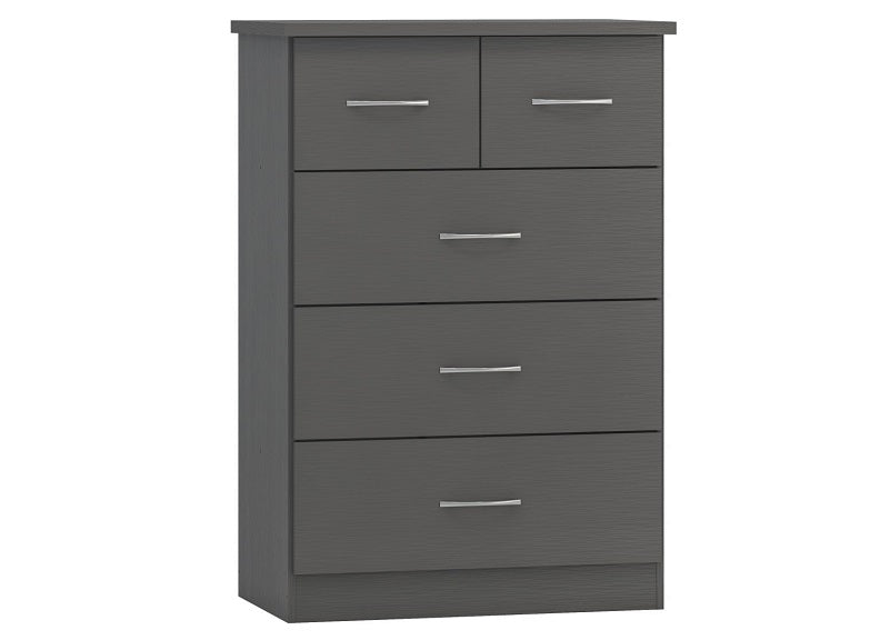 Nevada Full Grey 2+3 Chest Of Drawers