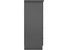 Nevada Full Grey Low Wardrobe - side