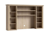 Normandy 2.18 m Hutch Top | Optional Media Stand Top With A Whitewashed Finish