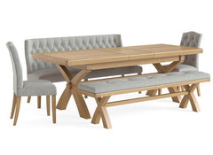 Normandy Dining Sofas | Buttonback Sofa In Three Colour Options