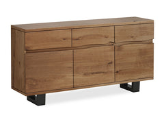 Oak Mill Three Door Three Drawer Sideboard