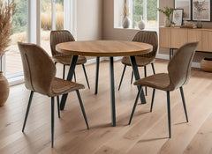 Panama Round Dining Tables W/Four Fontana Chairs