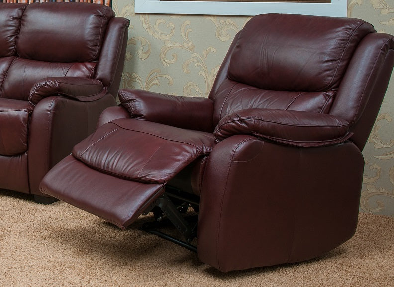 Parker Wine Reclining Armchair