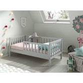PEUTERBED 70 Toddler Bed – Grey with Extra High Sides 70 x 140 cm (VIP)