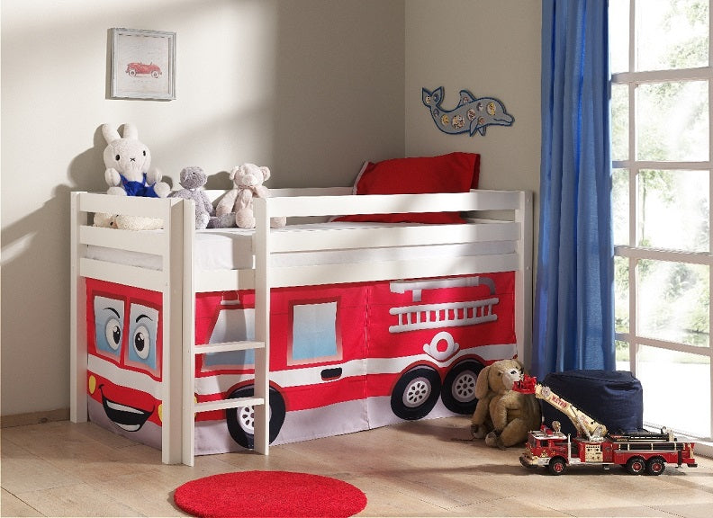 Pino Mid-Sleeper Without Slide - fire truck