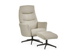 Priya Grey Chair & Stool - c/o