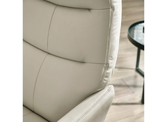 Priya Grey Chair & Stool - detail