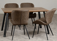 Quebec Faux Leather Dining Chairs(Sold As A Set Of Four)