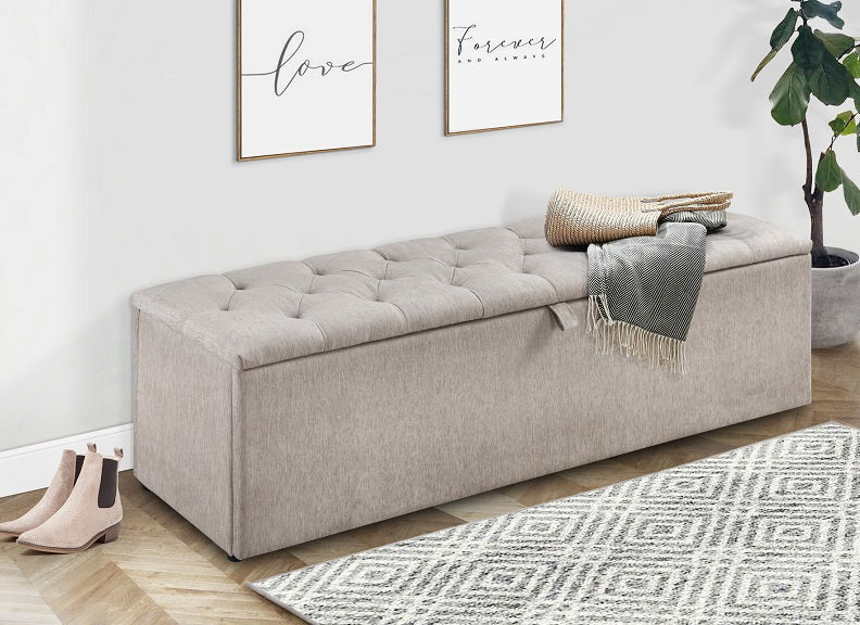 Ravello Mink Chenille Blanket Box - room