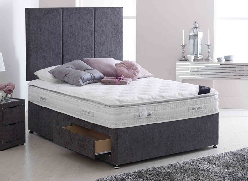 Durabeds Divan Bed W/Regency Headboard