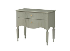 Ritz Small Console Tables With Drawers – Cream or Olive Green Hallway / Living Room Storage Tables