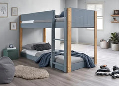 Rover Grey & Oak Bunk Bed