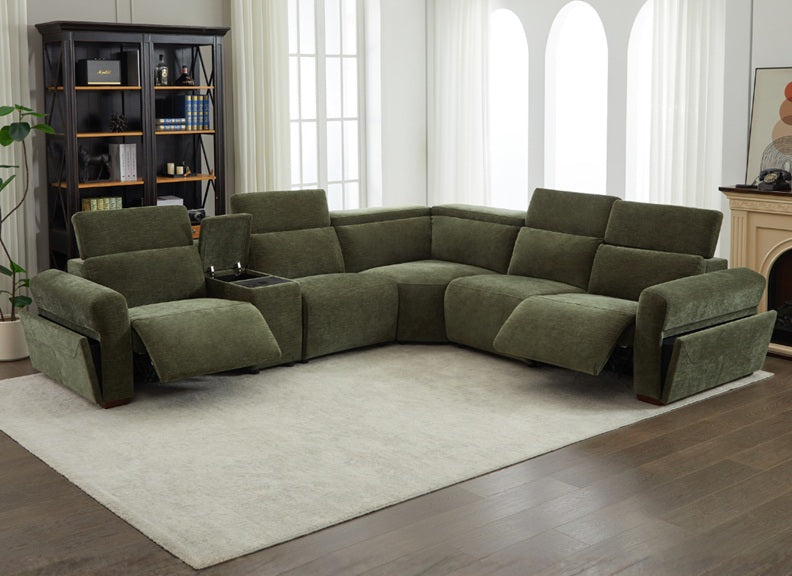 Rush Modular Olive Green Sofa