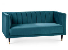 Salma Teal Two Seat Sofa - 1