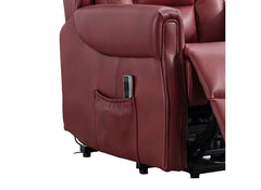 Sandringham Full Leather Lift & Rise Chair with Dual Motors | Powered Recliner Armchair for Elderly & Mobility Support