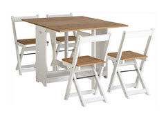 Santos White Foldaway Set