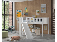 Scott Mid-Sleeper Bed With Slide