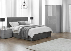Shoreditch Storage Bed Closed W/Monaco Grey Furniture - Room