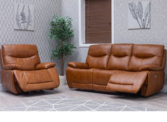 Sirocco Powered Armchair - Full Leather Recliner – Luxury Electric Reclining Accent Chair