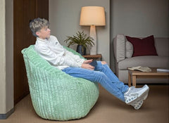 Snug Milano Corded Bean Chairs (Pre-Order Beige, Pink & Grey)