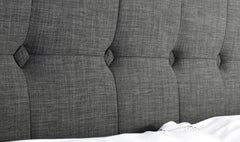 Sorrento Slate Storage Bed - detail