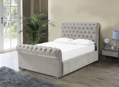 Sorento Velvet Beige Bed