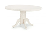 Stanmore Ivory Oval Extending Table - open