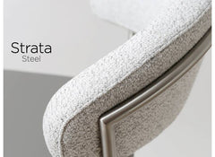 Strata Grey Fusion Stool - detail